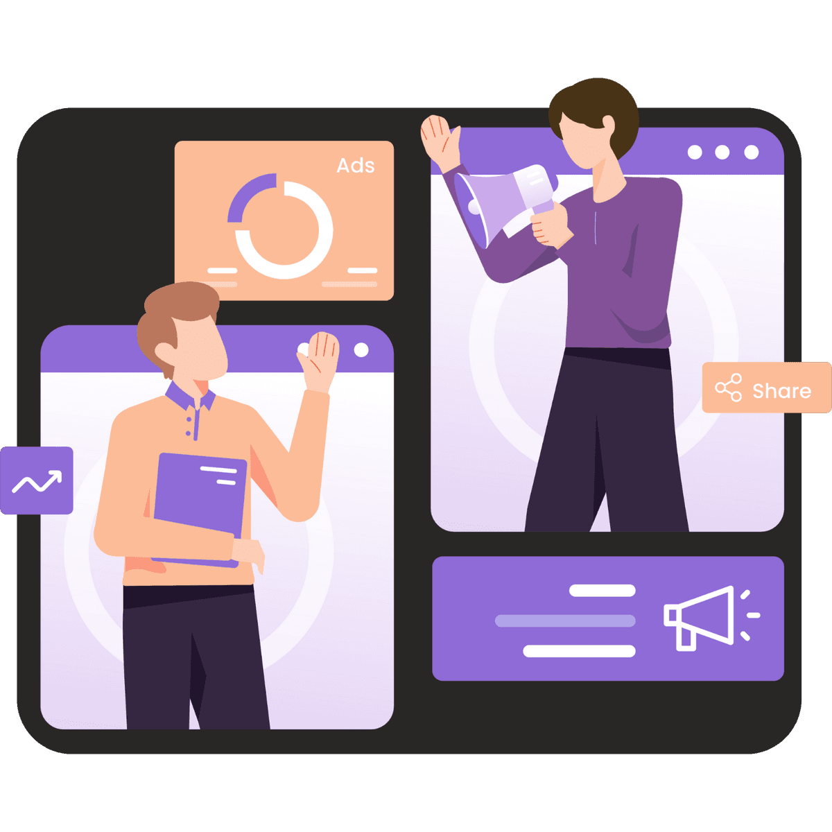 Marketing illustration